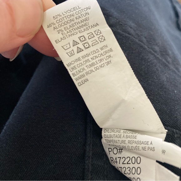 Lucky Brand M Medium Navy Blue Denim Jacket Pockets Button Zip Distressed Faded - Picture 9 of 9